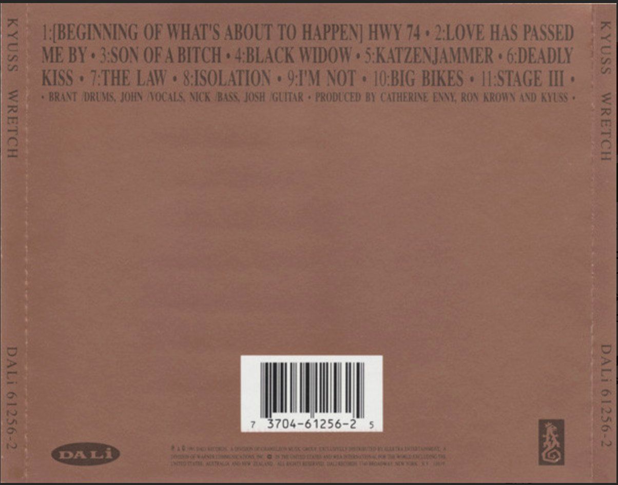 CD: Kyuss - Wretch – Usato da Brunnen venduto da Barfly5 1