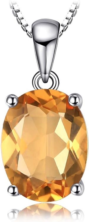 Silber 925 Citrin Collier | Argent et citrine‪‪‪ 1