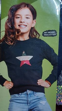Gr. 122/128 Neu Feinstrick Pullover