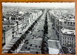 PARIS - Av. des Champs - Elysées vue d'avion - 1930-40