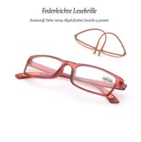 3 x Lesebrille Federleicht +1.0 +1.5+ 2.0 +2.5 +3.0 +3.5