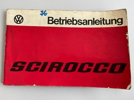 VW Scirocco Betriebsanleitung (1976)
