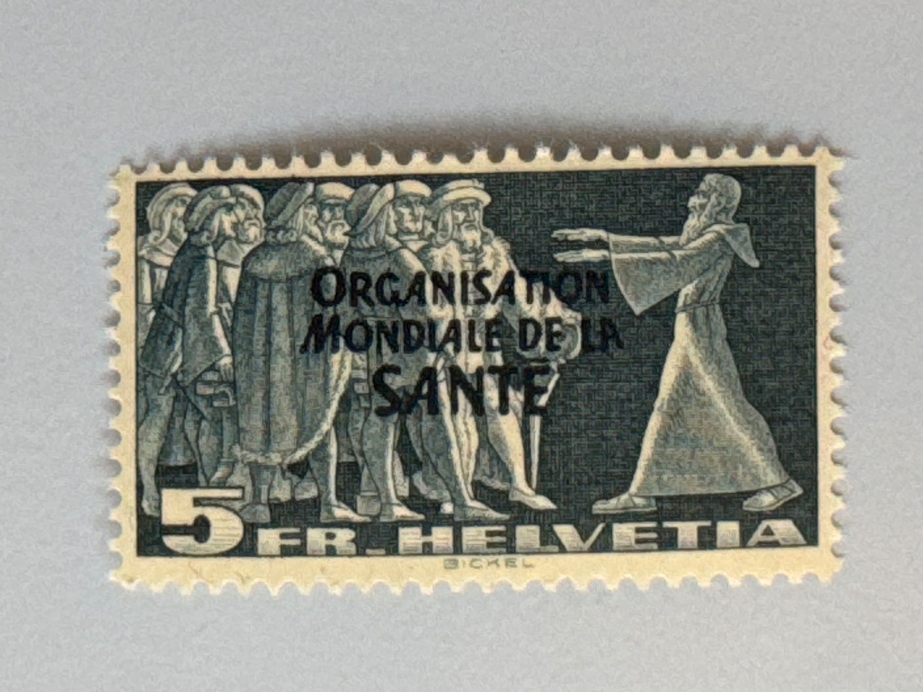 Tutti i francobolli: 1948-1950, Technik und Landschaft, ZNr. OMS 24, postfrisch – Usato da Küssnacht am Rigi venduto da SUOMIMASTER