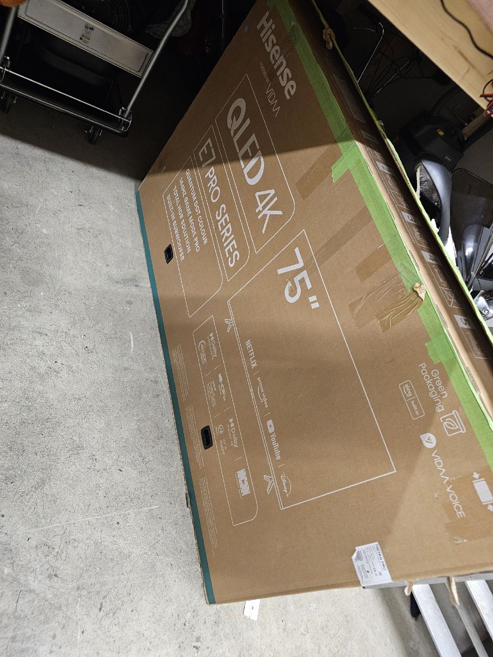 Hisense Fernseher: Hisense QLED 4k 75"  – Defekt aus Kirchdorf BE von Alstie23