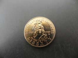 USA 1/2 Dollar 1989 - Bicentennial of US Congress 1989