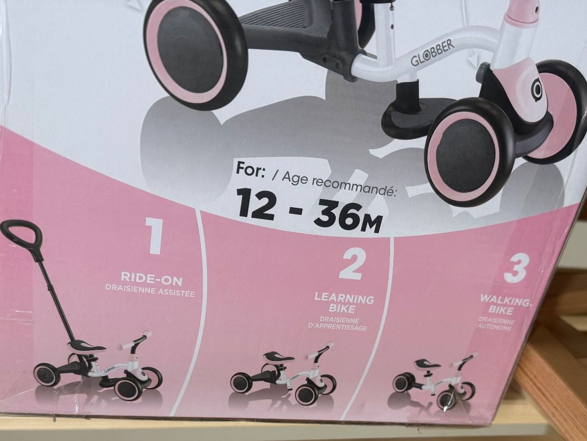 Globber Fahrzeuge für Kinder: Globber Laufrad mit Schiebestange rosa – Gebraucht aus Bassersdorf von ashanti11 3