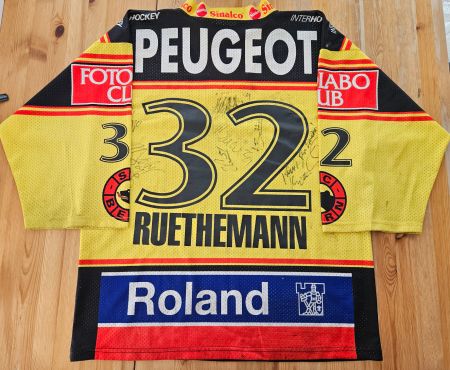 SC Bern Trikot #32 Ivo Rüthemann Grösse L NLA SCB Hockey