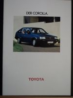 Prospekt Toyota Corolla 1983 mit Coupé GT