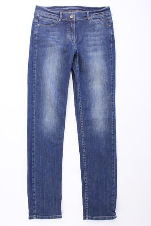 Taifun Straight Jeans Gr. 34 blau