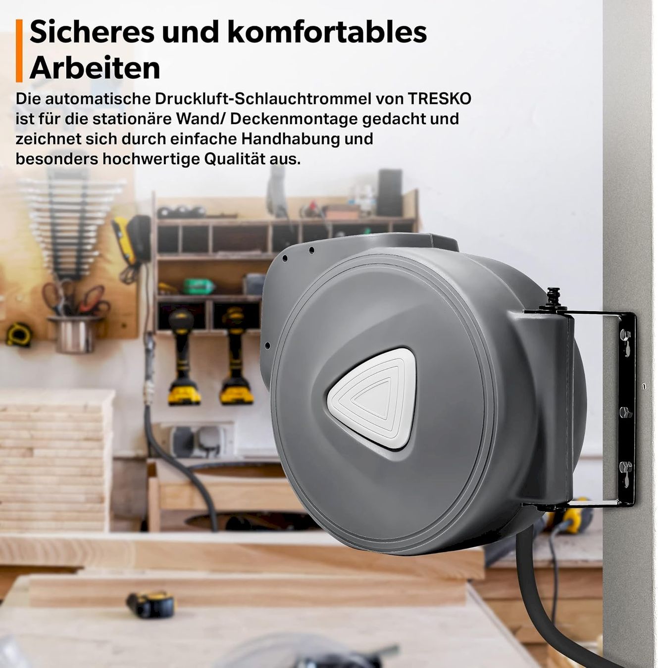 Tutti gli attrezzi: Druckluftschlauch Auto-Aufroller 30 m – Nuovo e nell'imballaggio originale da Bottighofen venduto da zaap 6