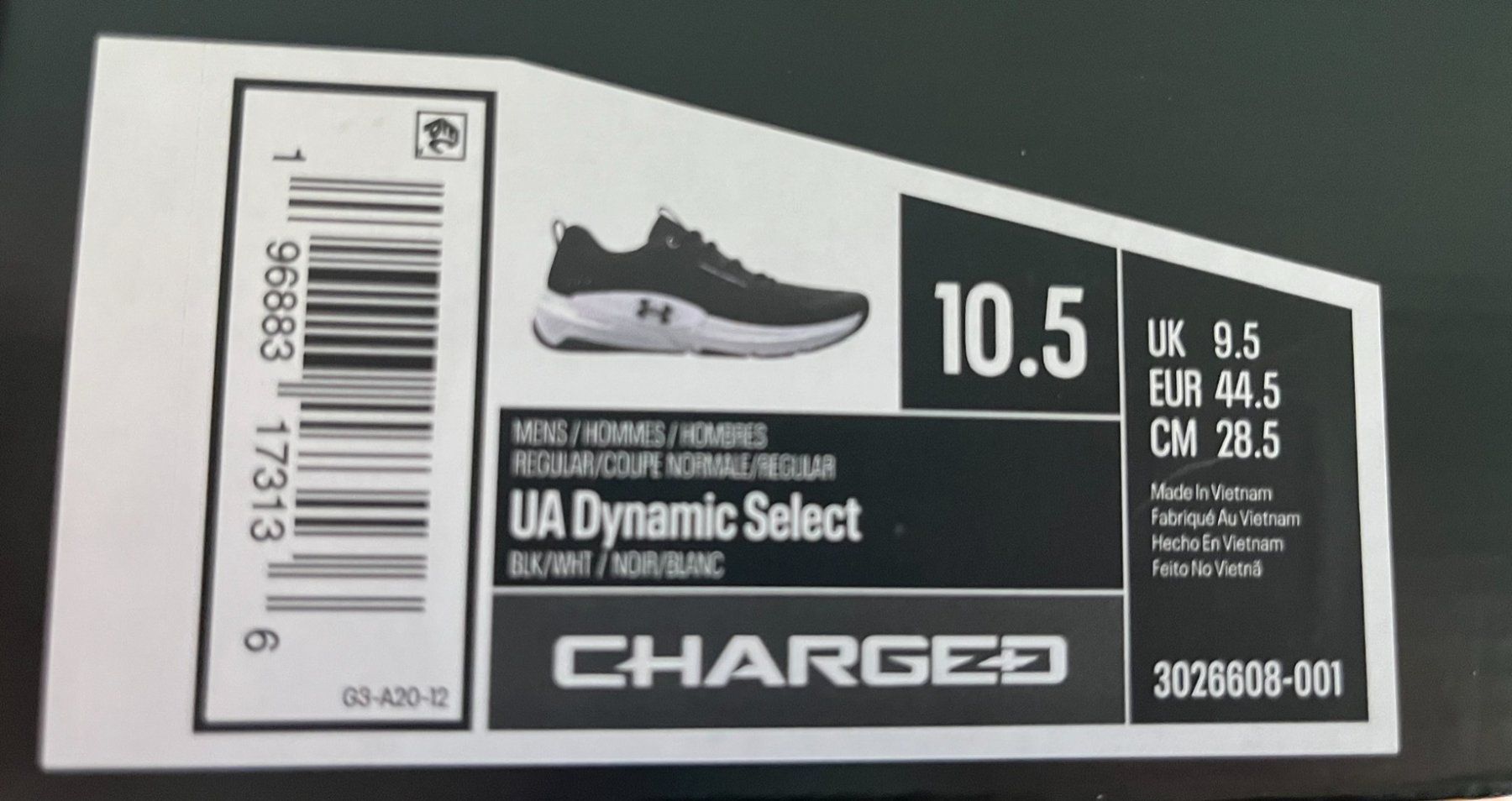 Under Armour Scarpe da uomo: Under Armour Dynamic Select - Taille 44.5 - Neuves – Usato da Argnou (Ayent) venduto da Duckcifer 7
