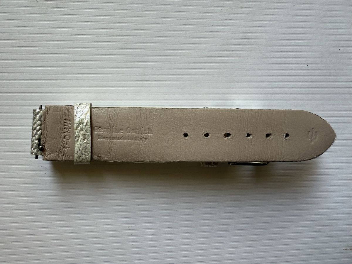 Orologi: Philip Stein Uhrenarmband aus echtem Straussenleder – Usato da Uerikon venduto da Irina108 2