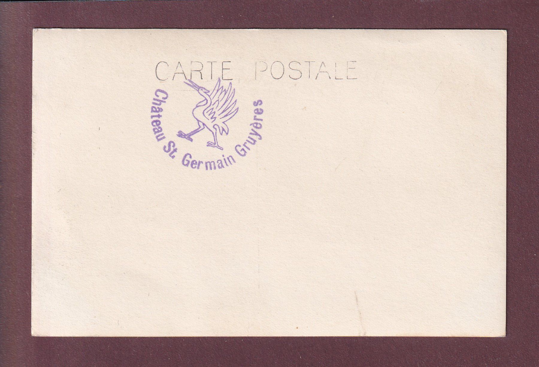 Cartoline postali: Photo - GRUYERES - Le Château – Usato da Pully venduto da nicecards 1