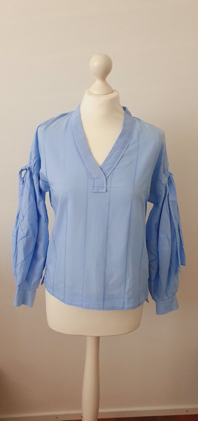 Camicette: Bluse Scotch&Soda Grösse 34 hellblau, Baumwolle – Nuovo (secondo la descrizione) da Stansstad venduto da InStyle8 7