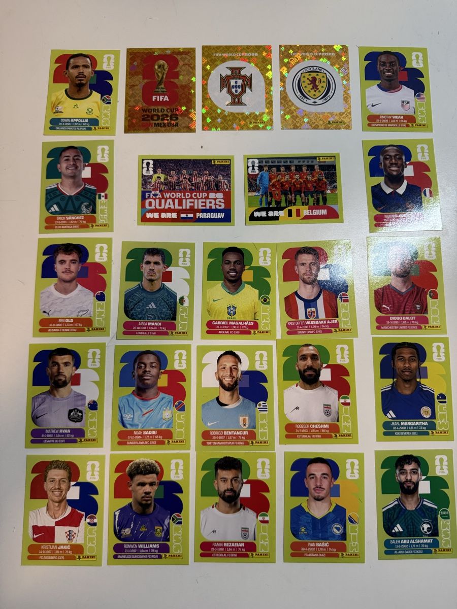 Panini Carte collezionabili: Panini FIFA World Cup 2026 Sticker Set – Nuovo (secondo la descrizione) da Appenzell-Steinegg venduto da son_s5dh