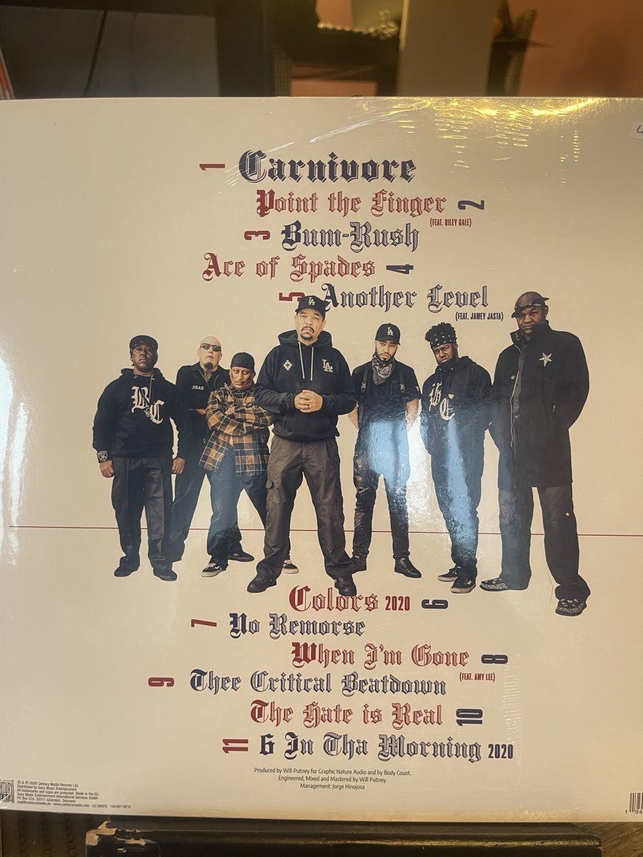 Dischi in vinile: Body Count ( Ice T ) / Carnivore  – Nuovo (secondo la descrizione) da Dagmersellen venduto da stonefinger 1