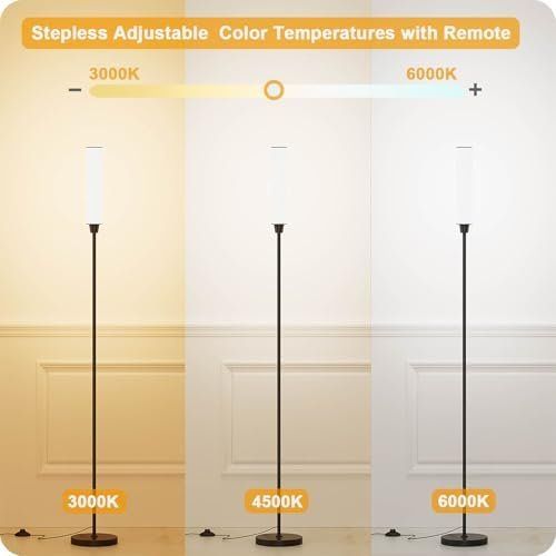 Lampade: fernbedienung dimmbar Led Stehlampe eck wohnzimmer 10 -100 – Nuovo e nell'imballaggio originale da Hundwil venduto da pak_b5sl 3