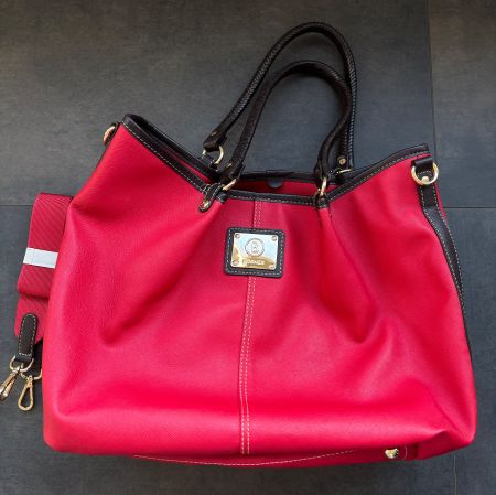 Bogner Handtasche, rot, tolles Schnäppchen!