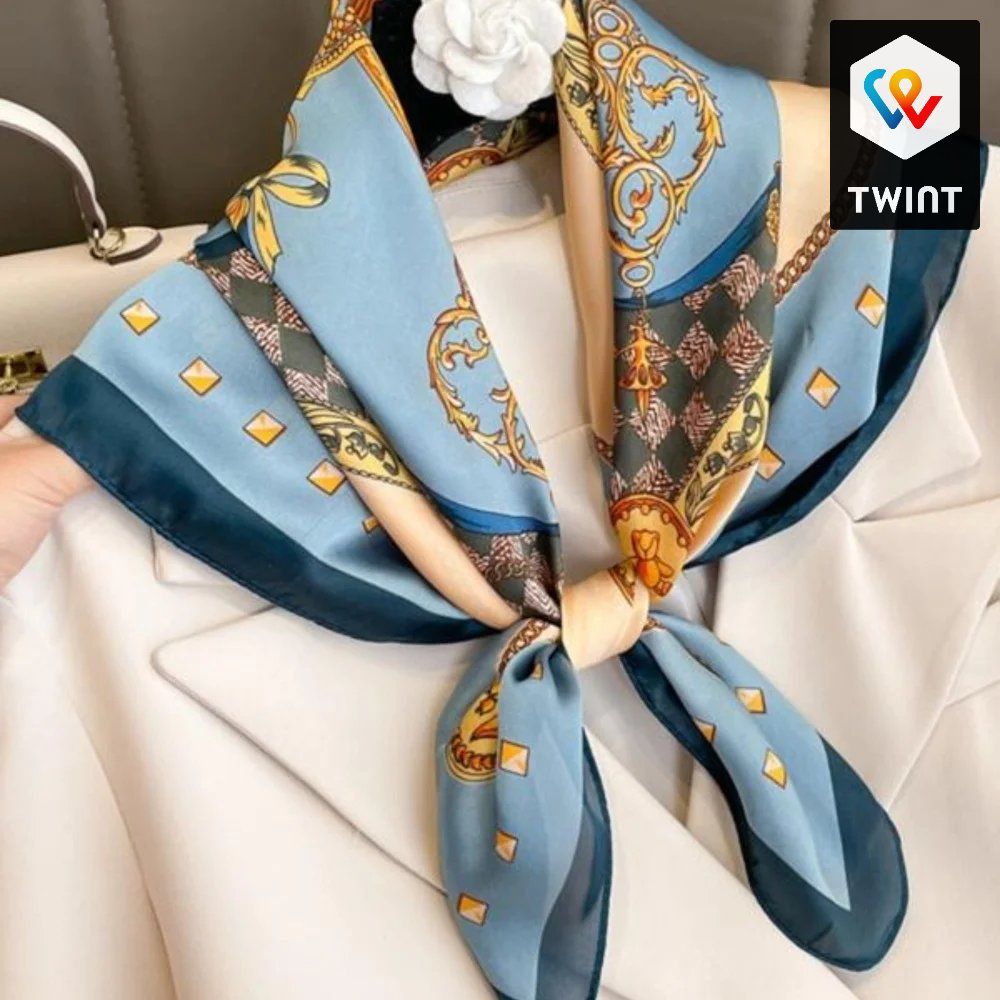 Foulards & écharpes: Écharpe de mode pour dames 70x70cm – Neuf avec emballage d'origine à Saignelégier par onekeystore 4