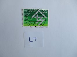 Voll Letzttagsstempel der Poststelle 8703 Erlenbach