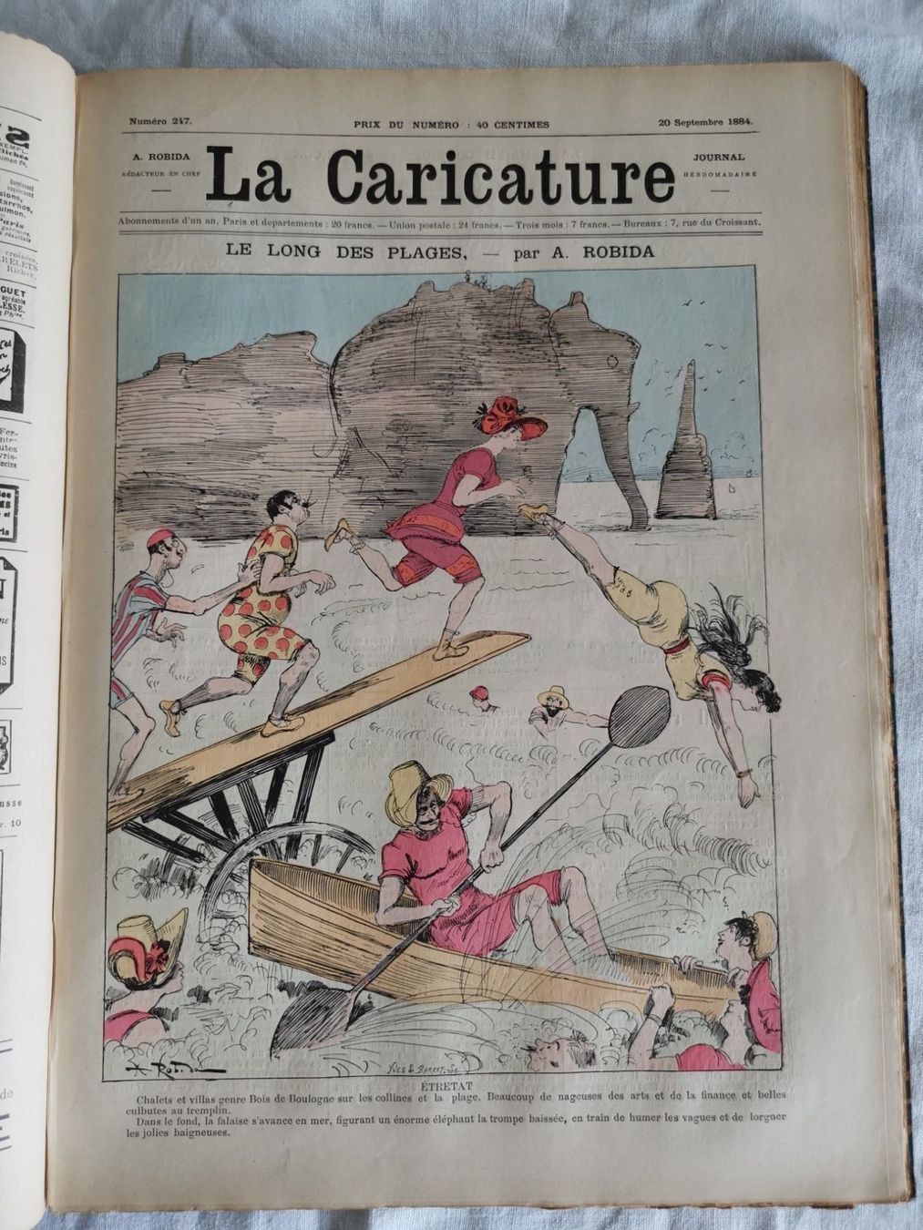 Libri: LA CARRICATURE ANNEE 1884 – Usato da La Tour-de-Peilz venduto da minipuce123 4