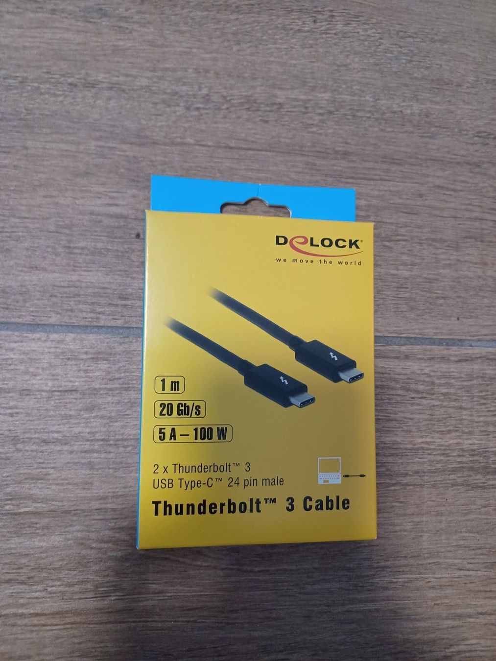 Kabel: Thunderbolt 3-Kabel 20Gbps USB C - USB C 1 m – Neu und originalverpackt aus Möriken AG von butler72 2