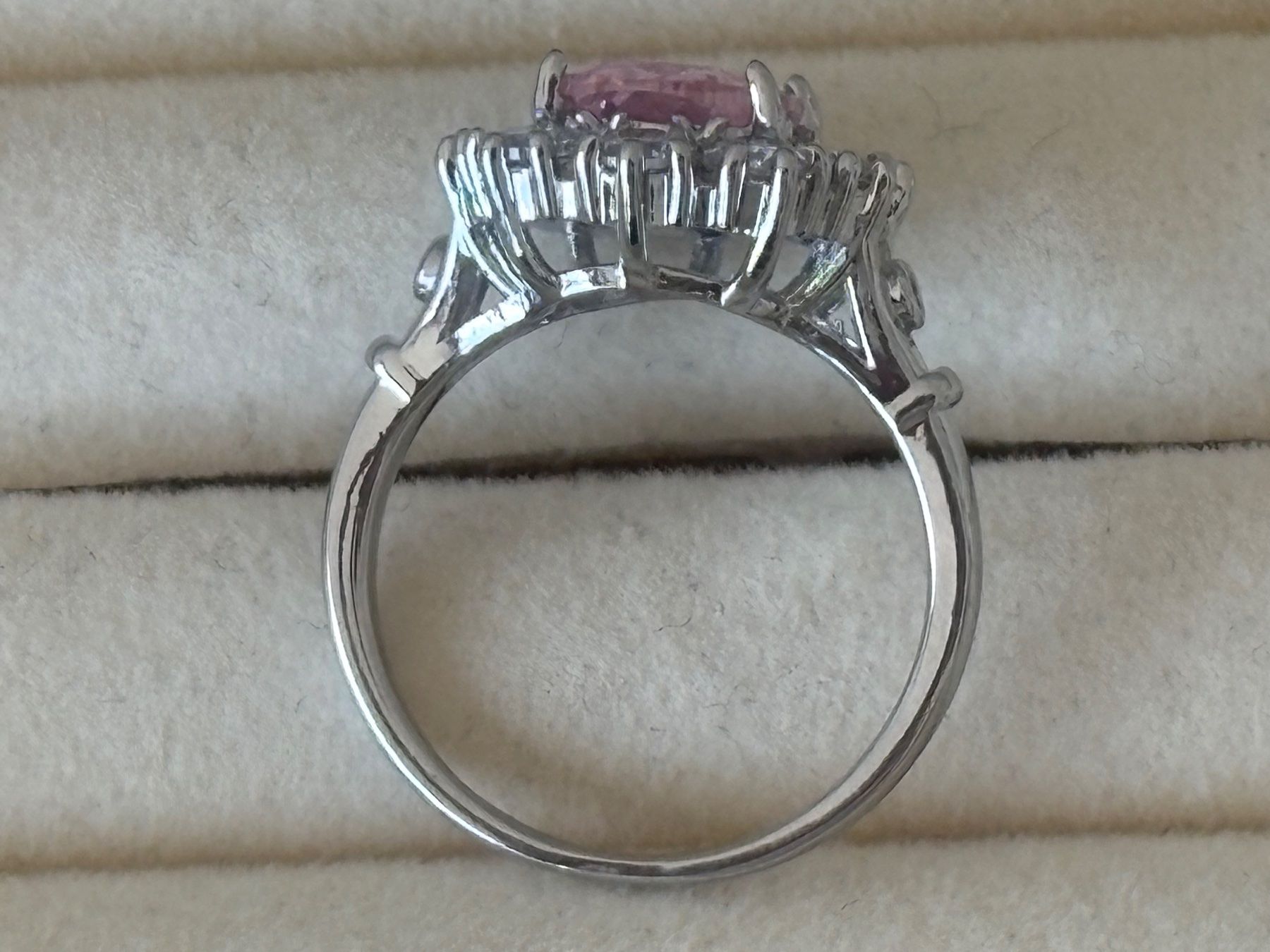 Anelli: Luxus Elegante Gr.19/9 Ring Farbe: Silber/Rosa – Nuovo (secondo la descrizione) da Biel-Bienne venduto da Roserosse13 3