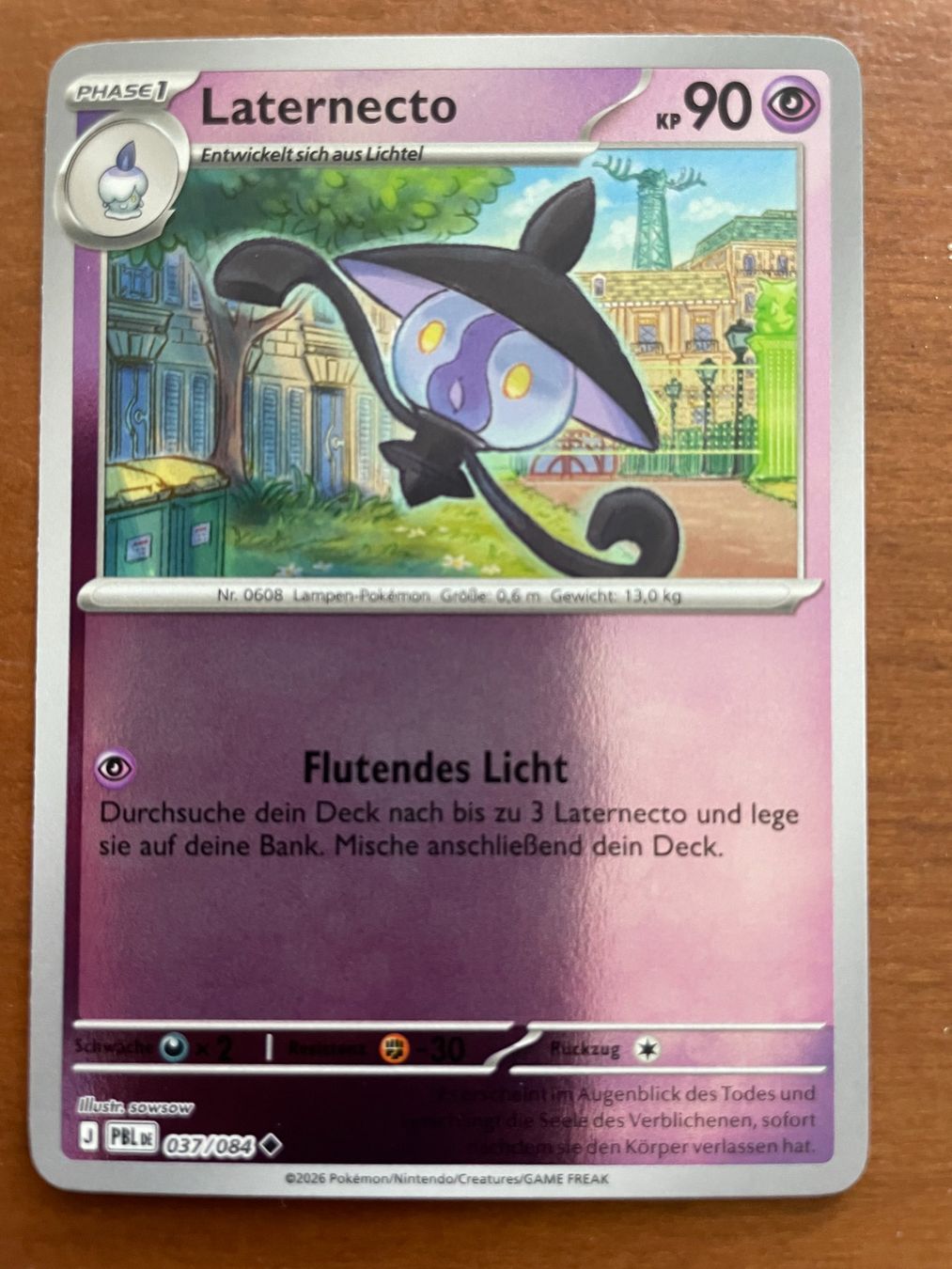 Pokémon Carte collezionabili: Pokemon Laternecto Reverse (Versand gratis) – Nuovo (secondo la descrizione) da Chur venduto da Angerson