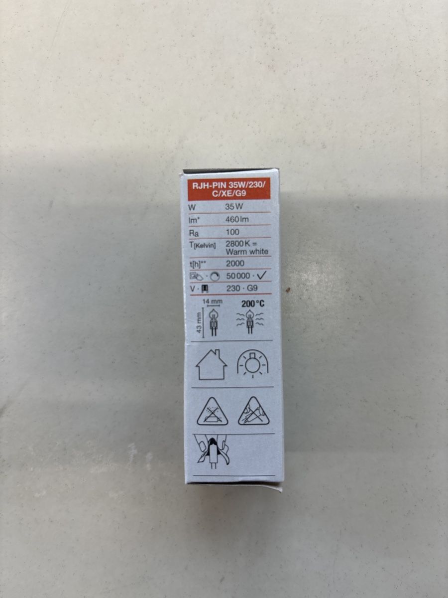Lampade: Halogenlampen 230V 35WG9 – Nuovo e nell'imballaggio originale da Kirchleerau venduto da koerbel 1