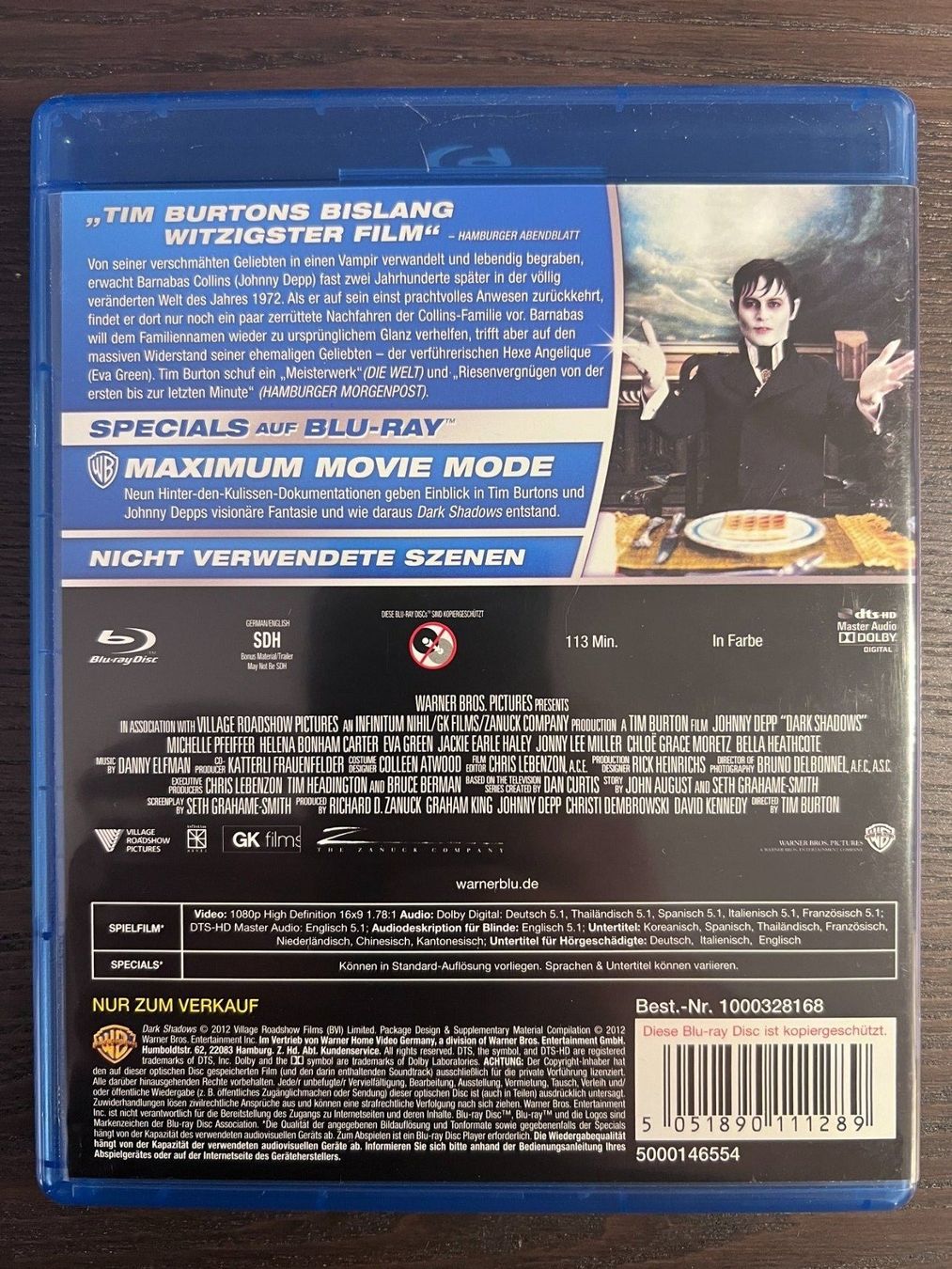 Tutti i DVDs: Dark Shadows – Usato da Zürich venduto da Blu-ray_ZH 1