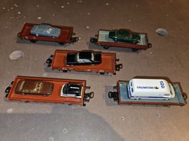 Märklin  Konvolut 4503 beladen mit Autos  ohne OVP