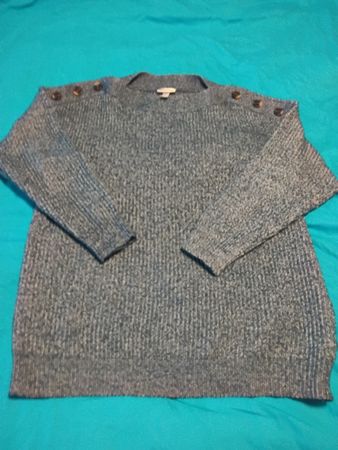 Pull vert foncé chiné