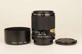 Canon FD 100mm f2 (new FD) mit Original Gegenlichtblende