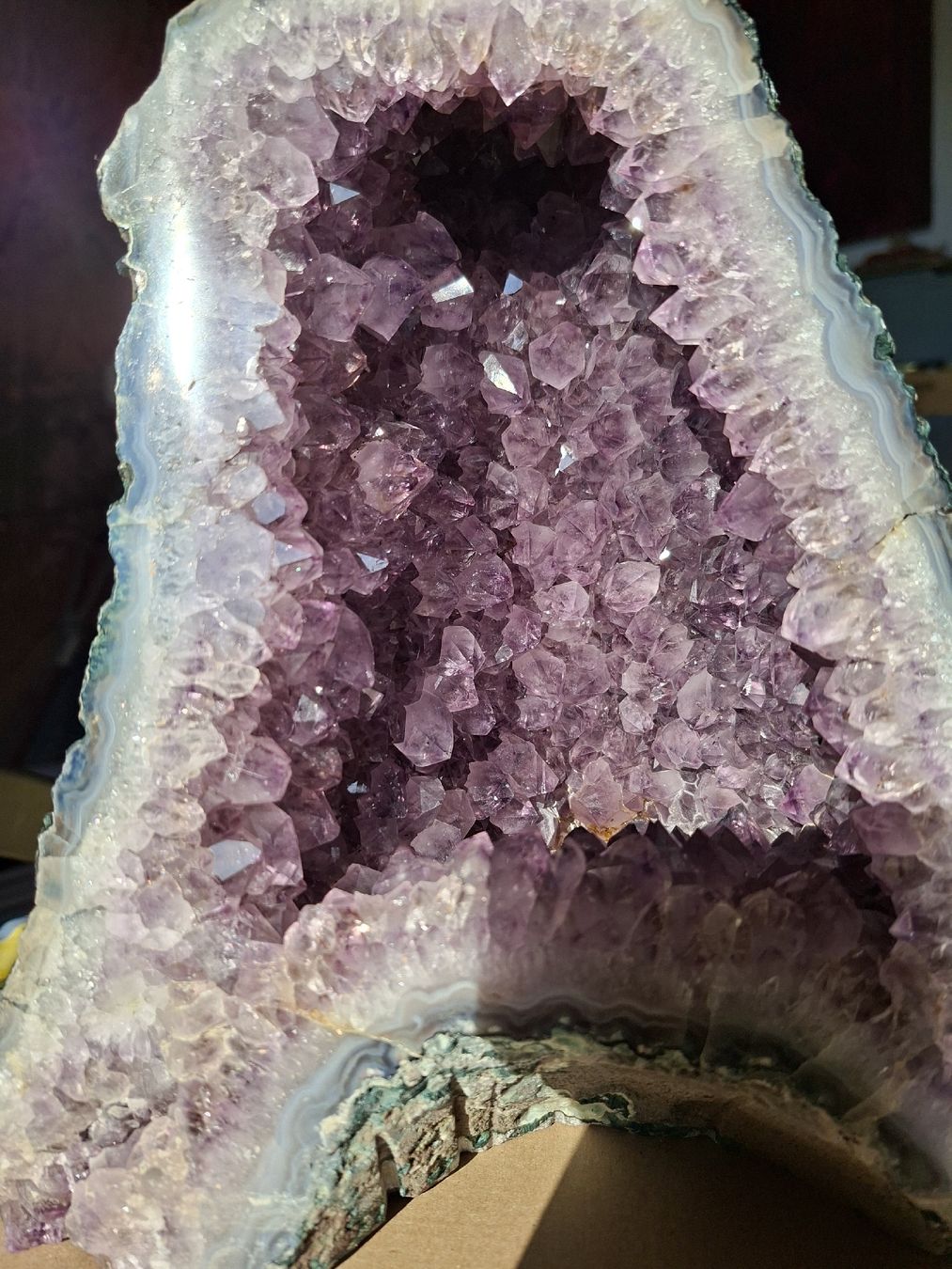 Pietre preziose: Amethyst Geode aus Südamerika 5 Kg – Usato da Ipsach venduto da jpbo 7