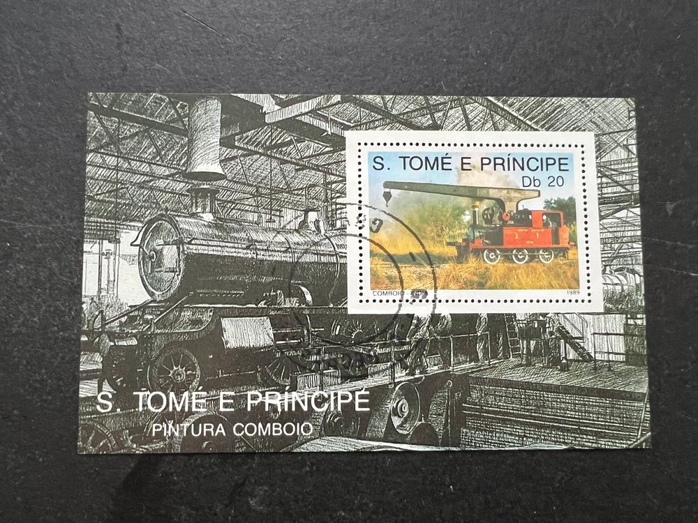 Prophila Collection Sao Tome E Principe Block202 – Komplette Ausgabe Gestempelt 1989 Schiffahrt