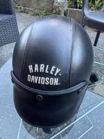 Casque Harley-Davidson vintage en cuire XL