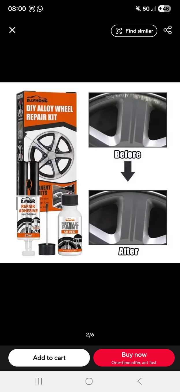 Tutti pezzi di ricambio auto: wheel scratch repair kit – Nuovo e nell'imballaggio originale da Zürich venduto da Asimpleguy 1