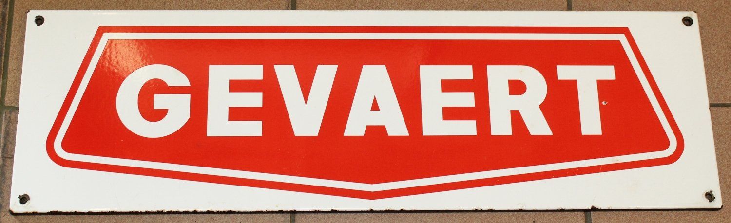 Insegne: GEVAERT Photo Emailschild – Usato da Lüchingen venduto da Aw67