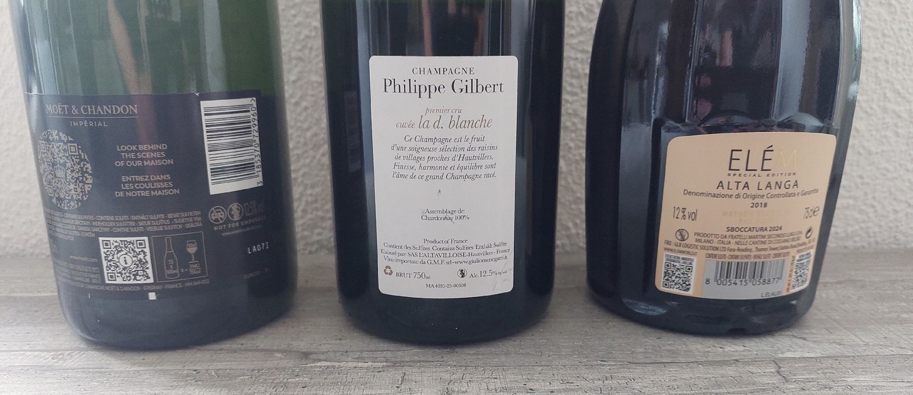 Moet Bevande alcoliche: 3er Set Champagner/Schaumwein – Nuovo (secondo la descrizione) da St. Moritz venduto da psina20 1