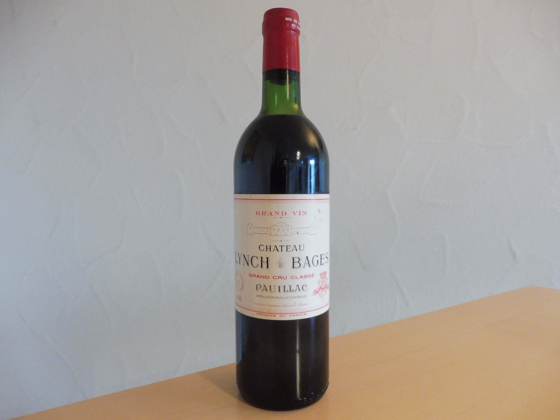 Lynch Bages Vino: 1 Fl. Chateau LYNCH-BAGES 1981 GCC – Nuovo (secondo la descrizione) da Oftringen venduto da varan62