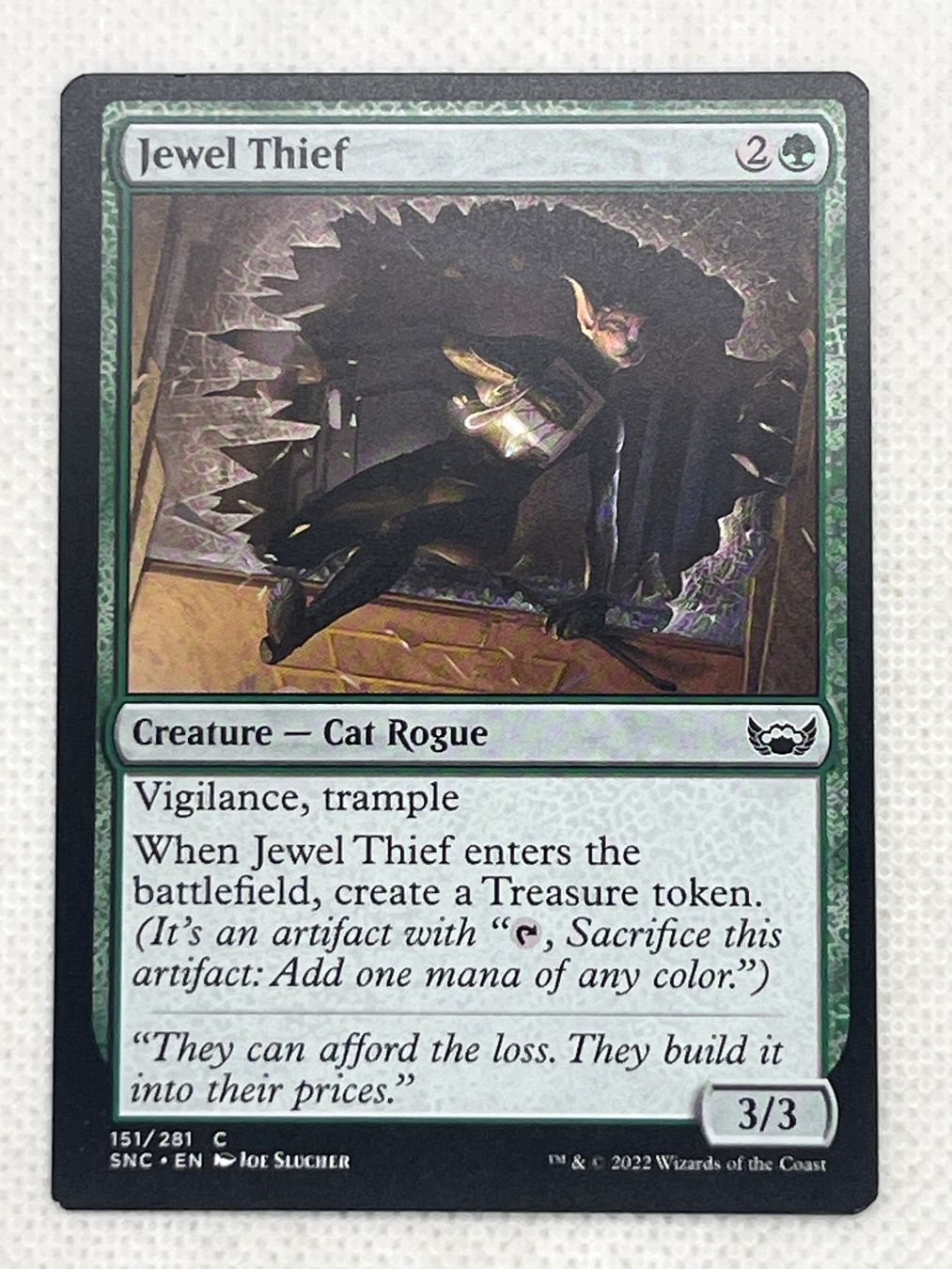 Magic The Gathering Carte collezionabili: MTG Jewel Thief SNC 151 Englisch Common – Usato da Hinterkappelen venduto da Kim1992