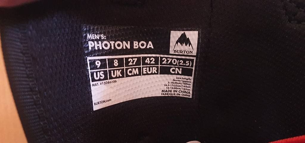 Burton Herrenschuhe: Burton Snowbardschuhe Mann Gr.42 Neuwertig – Neu (gemäss Beschreibung) aus Turbenthal von SGComputers-GmbH 2