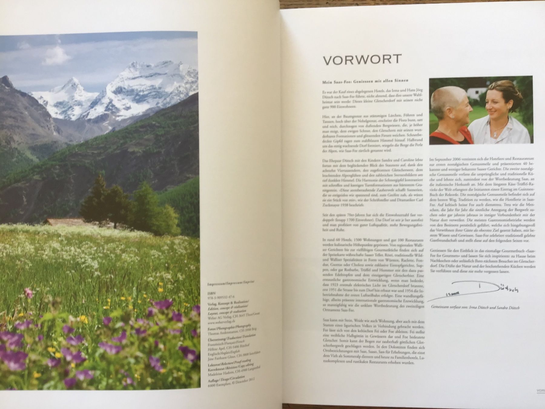 Livres: Saas-Fee for gourmets Irma Dütsch – D'occasion à Fully par Ruby97 2