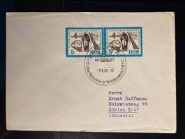 DDR 1962 Ersttagsbrief Paar Hochschule Verkehrswe. gelaufen