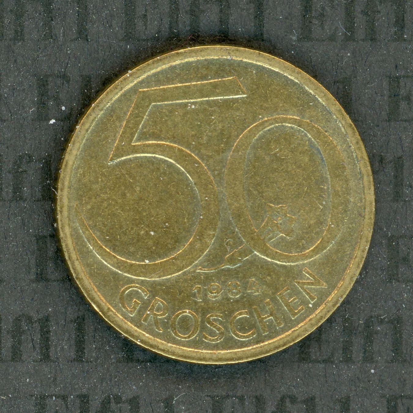 Tutti le monete: ATS___0.50 1984 -vz 50 Groschen – Usato da Widnau venduto da Elf11