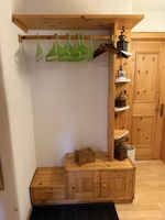 Garderobenmöbel Holz mit Schublade und Schrank