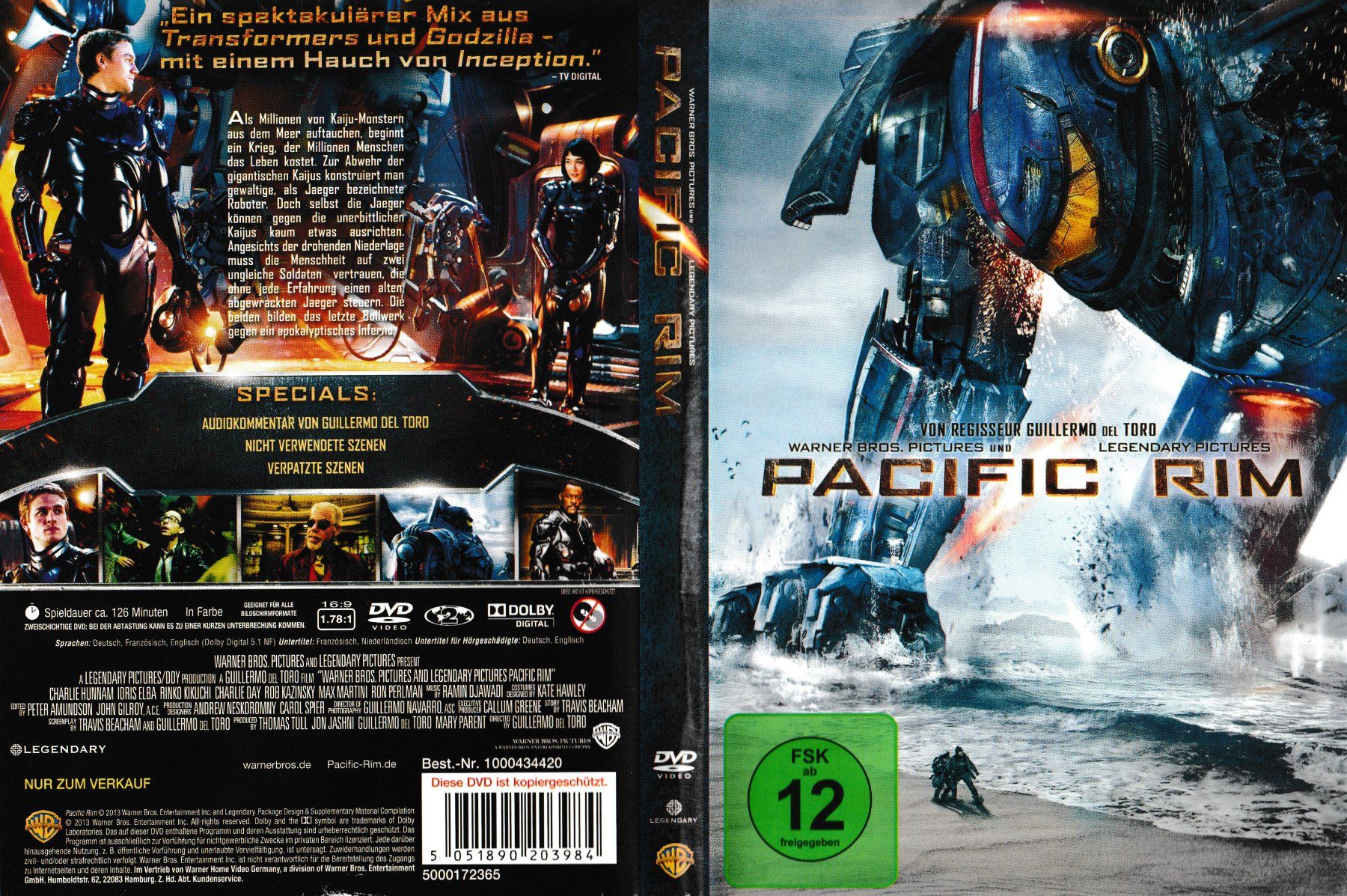 Tutti i DVDs: DVD - Pacific Rim – Usato da Langnau am Albis venduto da MediaRescuerKeLoX