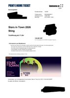 Ticket Stars in Town - Sting