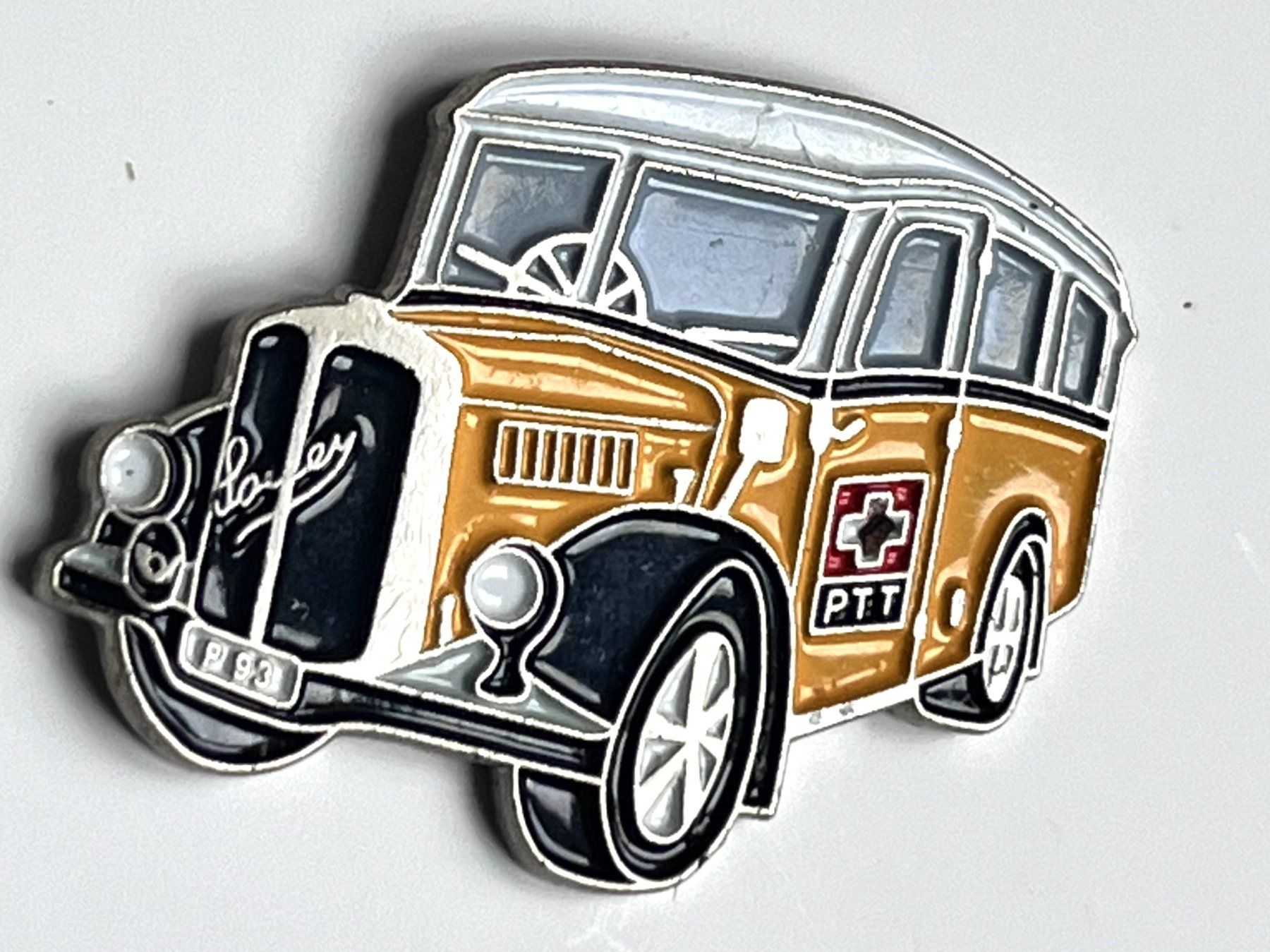 Placchette & Badge: Pin Postauto PTT limitiert Nr. 513/600 – Usato da Kriens venduto da TSCH1 1