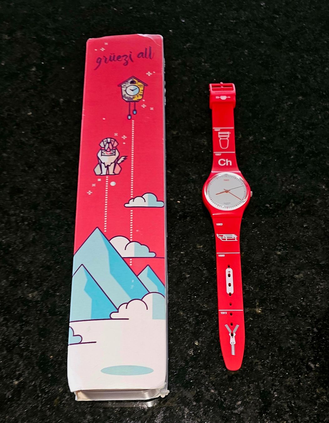 Swatch Orologi: SELTEN SWATCH SCHWIIZITUDE GR168 – Nuovo (secondo la descrizione) da Kreuzlingen venduto da UAE 7
